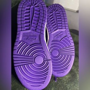 Brand new Nike unisex purple Jordans